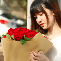 春舞枝 33朵红玫瑰花束全国同城送花北京上海杭州表白鲜花速递