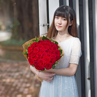 春舞枝 33朵红玫瑰花束全国同城送花北京上海杭州表白鲜花速递