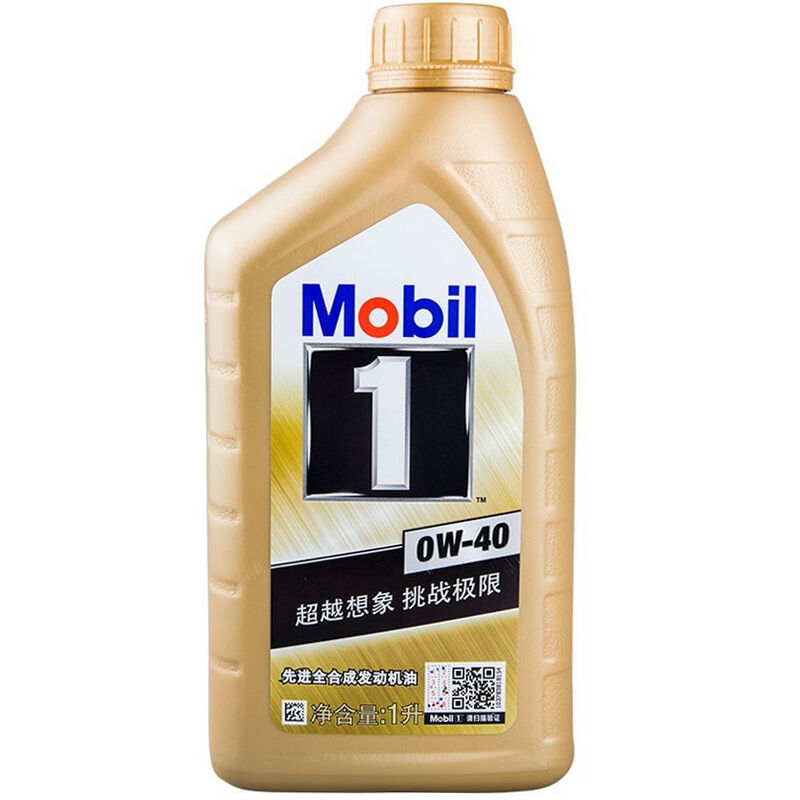 美孚（Mobil）金装美孚1号 全合成机油 0W-40 1L*12