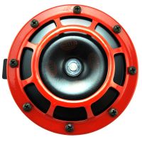 海拉（HELLA）通用型 德国进口 汽车喇叭 增音红圈喇叭 高低双音 改装用盆型喇叭 B133