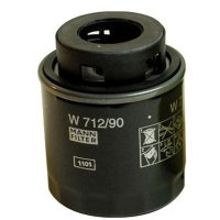 曼牌W712/90机油滤清器（明锐昊锐晶锐朗逸波罗宝来途安迈腾速腾高尔夫6尚酷）