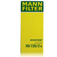 曼牌（MANNFILTER）HU726/2x机油滤清器 大众高尔夫 捷达 帕萨特 宝来