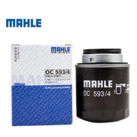 德国马勒机油格OC593/4机油滤清器（明锐昊锐晶锐朗逸波罗宝来途安迈腾速腾高尔夫尚酷）