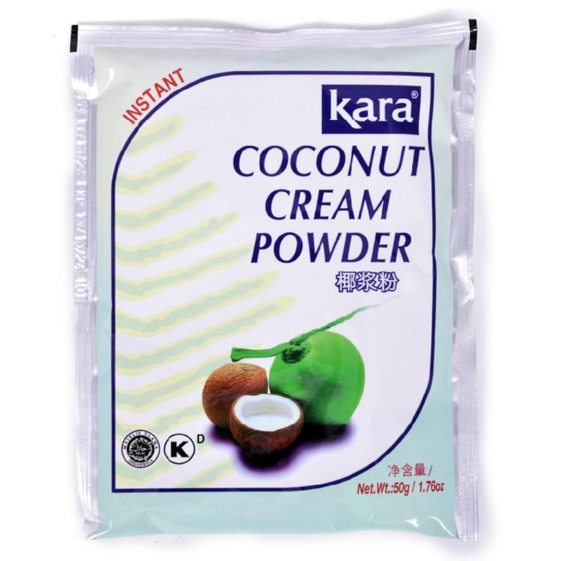 烘焙原料 印尼原装进口佳乐kara速溶天然椰浆粉50g/袋 椰子粉