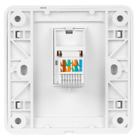 西门子(SIEMENS)开关插座面板 远景系列 雅白 网线插座电脑插座 网络面板 86型电脑网线插座