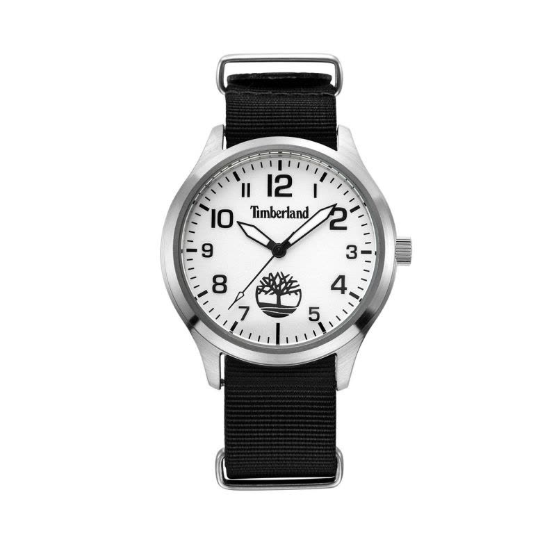 添柏岚（Timberland）REDINGT系列简约帆布表带手表 欧美潮流男表 送表带套装 TBL.14652JS图片