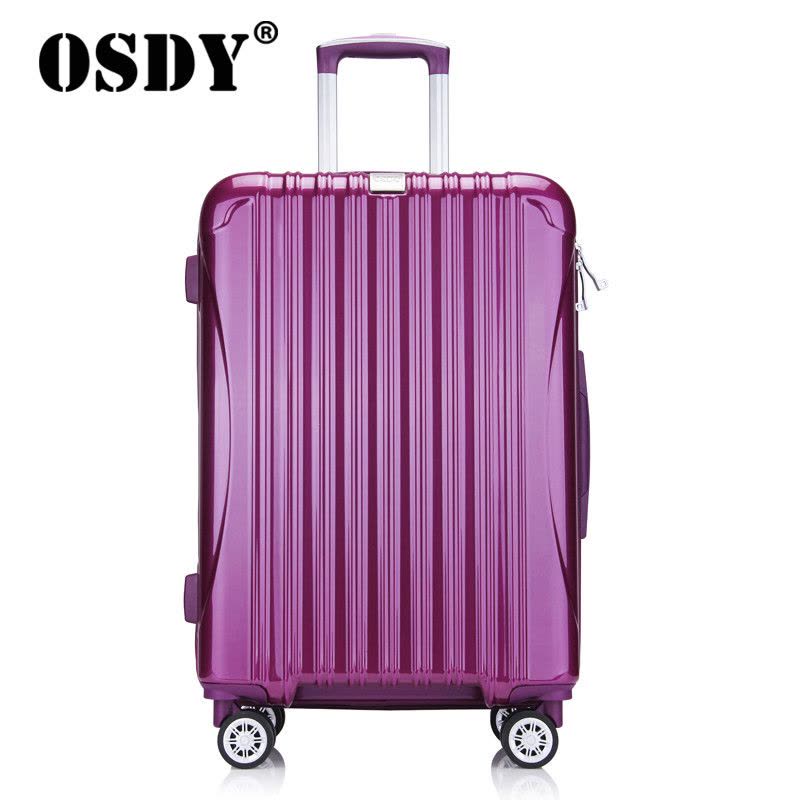 OSDY拉杆箱万向轮镜面旅行箱学生行李箱24男女登机箱20皮箱26寸托运箱密码箱子图片