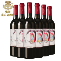 张裕翠羽京剧系列梅洛干红葡萄酒650ml【6瓶装】官方旗舰店