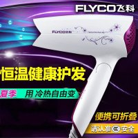飞科（FLYCO）FH6257 1200W小功率电吹风机身小巧 手柄可折叠