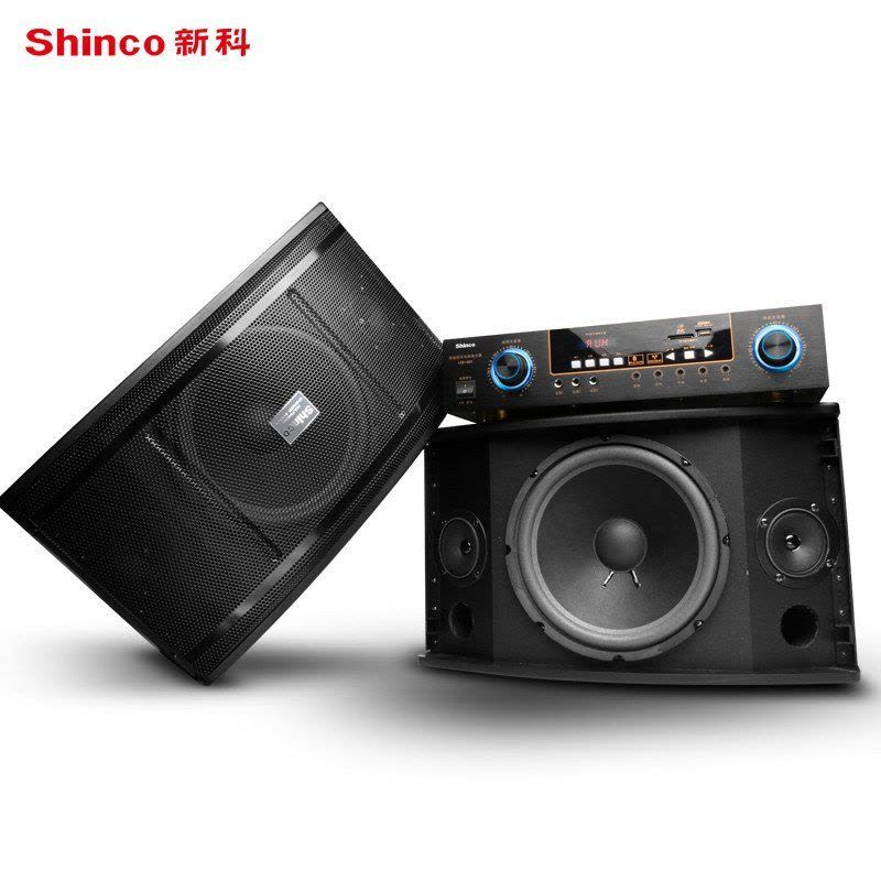 Shinco/新科 K3 10寸 家庭KTV音响套装专业卡拉OK会议家用音箱全套 套装图片
