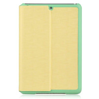 迪沃(devia) 幻彩系列 适用于iPad mini 2/Retina ipad保护套 (绿/黄)