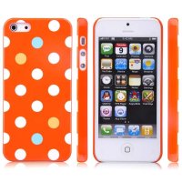 迪沃(devia) 彩图背壳--波点系列 适用于苹果iPhone5/5s 手机保护壳/套