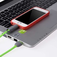 迪沃（DEVIA）汇系列 二合一双接头数据线 适用于iPhone、三星等IOS及Android机型