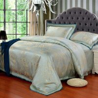 品尚之翼 欧式豪华套件 婚庆家纺床上用品 贡缎提花莫代尔全棉天丝四件套