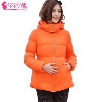 可可心依孕妇装 冬装孕妇棉服外套新款时尚韩版孕妇修腰外套