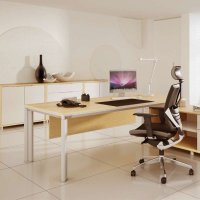 力新空间 翼系列 可定制实木大班台 办公桌老板桌 总裁会议桌