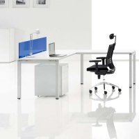 QUMUNAD-D主管桌A 员工桌 职员桌 带屏风隔断