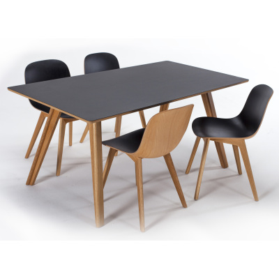 依诺维绅 丹麦设计北欧简约 达美餐桌椅
