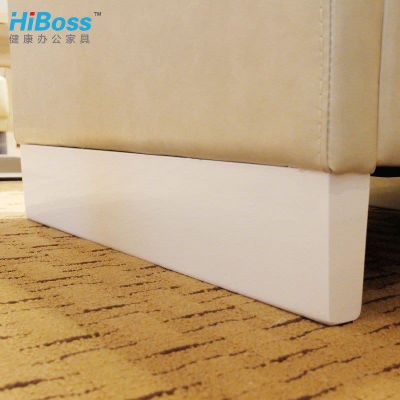 【HiBoss】办公家具办公沙发 真皮沙发 会客接待沙发 办公室沙发图片