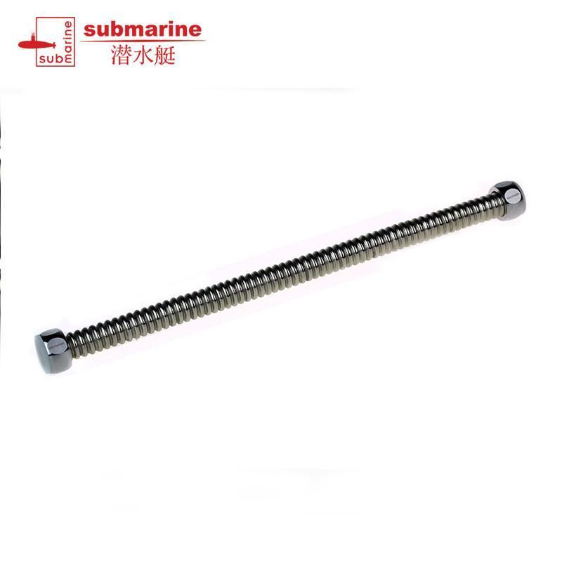 潜水艇(submarine)不锈钢波纹进水软管 龙头热水器马桶给冷热防爆给水管30CM长度E30