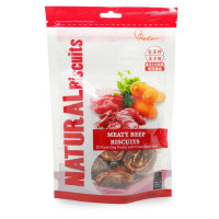 柏可心PawCares 宠物狗/全犬用零食/食品/ 雪花牛肉饼干 手工饼 补充体力 增强体魄 180g