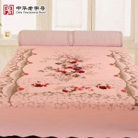 民光家纺 100%纯棉 全棉磨毛印花国民中式床单 8850