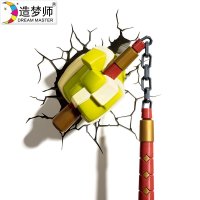 造梦师忍者神龟米开朗基罗乌龟双截棍美式创意壁灯卧室床头小夜灯