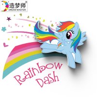 造梦师迷你小马宝莉Led壁灯 客厅灯卧室灯过道灯走廊灯简约创意儿童房床头灯装饰小夜灯灯具