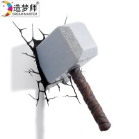 造梦师漫威复仇者联盟雷神之锤 卧室过道 LED壁灯床头灯具 小夜灯饰 现代简约 蓝光