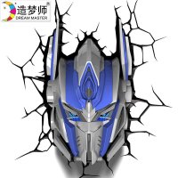 造梦师变形金刚4擎天柱3d创意壁灯小夜灯卧室客厅床头儿童灯具