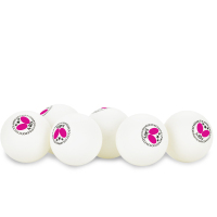 Butterfly蝴蝶三星乒乓球 3星比赛用球 蝴蝶三星球 新材料A40+ (白色)6只装 新材料A40+白色6只装