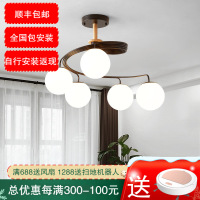 七只蚂蚁 北欧灯客厅灯餐厅吊灯简约现代创意时尚铁艺咖啡吧台灯马卡龙灯具其他带木马卡龙彩色吊灯多头铁艺吊灯具