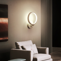 七只蚂蚁后现代 简欧壁灯床头客厅壁灯2020年新款led壁灯床头灯卧室现代简约北欧个性创意可旋转客厅过道楼梯壁灯D