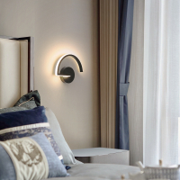 七只蚂蚁后现代 简欧壁灯床头客厅壁灯2020年新款北欧壁灯过道创意个性家居设计装饰led卧室床头现代简约墙壁灯具D