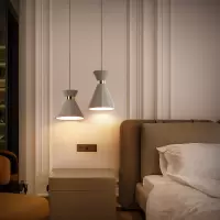 七只蚂蚁简约现代吊灯餐厅灯咖啡色LED客厅灯餐厅吊灯北欧卧室床头吊灯餐厅吧台咖啡厅单头小吊灯创意简约现代LED灯具XD