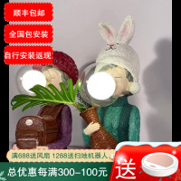 七只蚂蚁 设计师款装饰台灯北欧网红台灯北欧装饰台灯网红ins风客厅卧室床头灯公主房女孩简约玻璃小夜灯泡泡女孩台灯儿童台灯