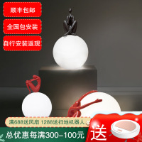 七只蚂蚁设计师款装饰台灯北欧网红后现代树脂台灯简约现代雕塑抱球人物个性创意书房卧室床头设计师装饰客厅台灯抽象抱球人物形体