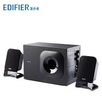 漫步者(EDIFIER) R201T12 2.1声道 多媒体音箱 木质音响 电脑音箱 黑色