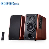 漫步者(EDIFIER)R1700BT 电脑音箱2.0木质低音炮无线蓝牙电视音响 木纹色