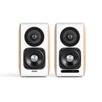 漫步者(EDIFIER)S880 蓝牙有源音箱HIFI木质低音炮电视机家用音响电脑音箱 典雅白