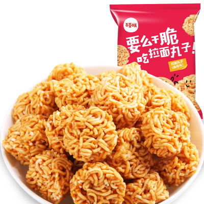 百草味麻辣味拉面丸子