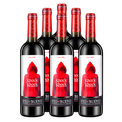 奥兰Torre Oria小红帽 西班牙进口红酒 干红葡萄酒 750ML*6瓶