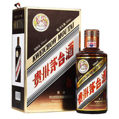 苏糖 贵州茅台酒 彩釉珍品 53度500ml 单盒装(拍6瓶发整箱)
