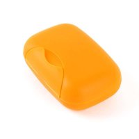 简家 创意旅行手工皂盒防水防漏肥皂盒带盖带锁扣香皂盒K2499