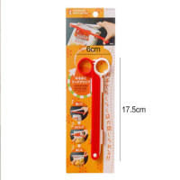 简家 优质塑料剪刀形食品密封夹 零食防潮夹封口夹K2180 小号