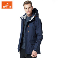 THE FIRST OUTDOOOR 美国 单件冲锋衣 男款户外正品大码防水透气西藏必备登山服商务