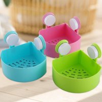 奕辰 壁挂式浴室三角多功能收纳盒