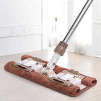 [第二件半价]奕辰 37CM大号拖把木地板专用免手洗平板拖把