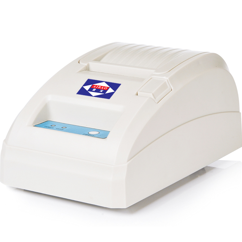 爱宝aibaoa5890热敏打印机58mm小票据打印机pos58超市打印机白色usb