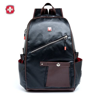 瑞士军刀双肩包 时尚个性韩版背包SA9808时尚休闲男女韩版背包 15寸电脑包书包 旅行包
